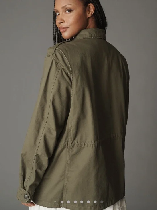 Anthropologie Pilcro cotton Utility Jacket size XL - Picture 3 of 16